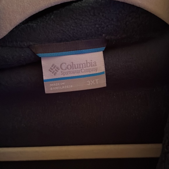 Men’s Columbia fleece jacket size 3XT - Picture 3 of 3